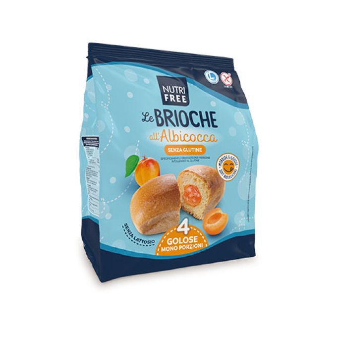 Nutrifree Le Brioche all'Albicocca Senza Glutine - 200g (4x 50g)